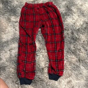 Red Plaid Pajama Pants